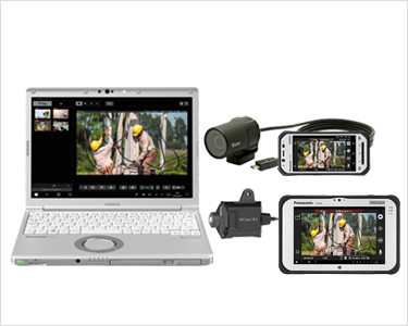 ウェアラブルカメラ映像伝送ソリューション（AG-WCL7シリーズ）